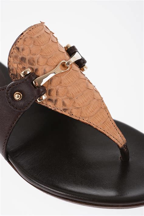 sandali infradito gucci pelle e pitone collezione 2012-2013|Sandali Gucci per Donna .